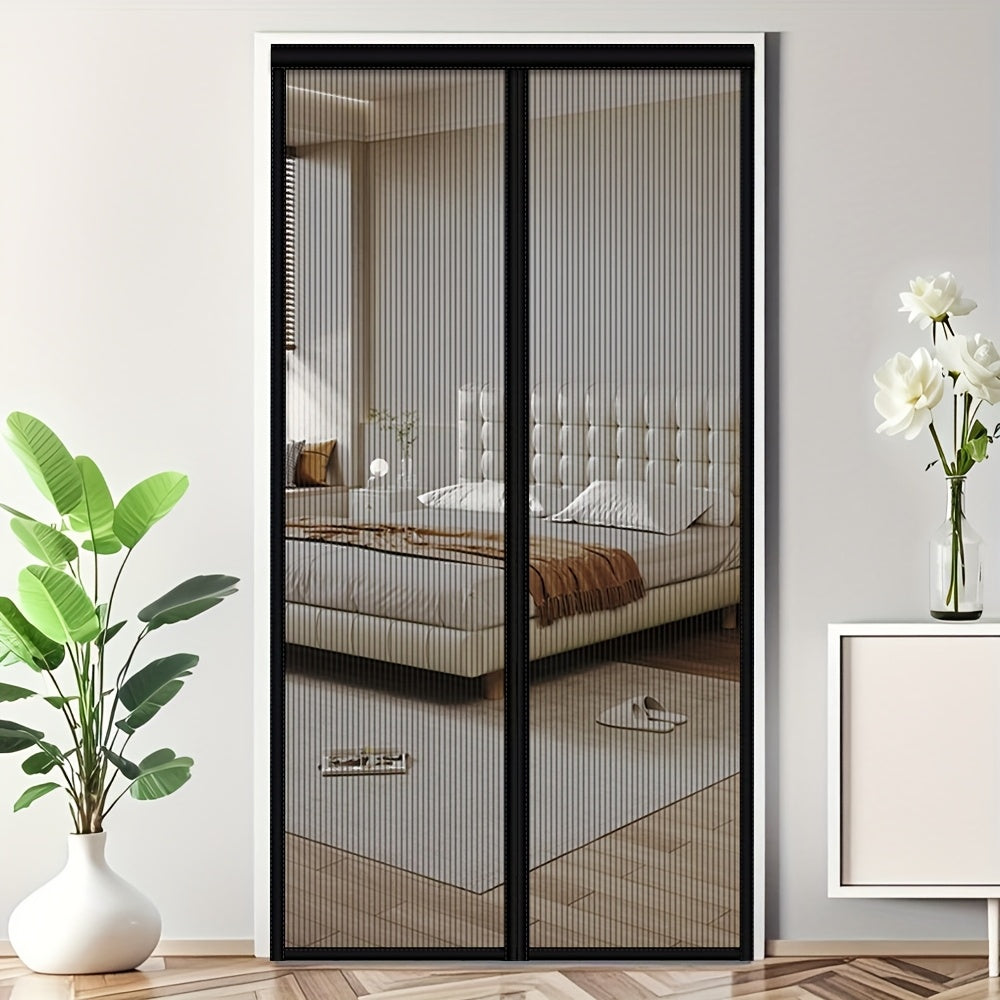 MAGNAMESH – Rideau Moustiquaire Magnétique pour Protection de Porte sans Mains