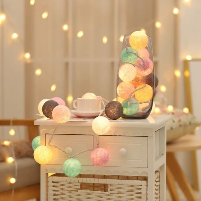 Boule Lumineuse en Coton - LumiBall