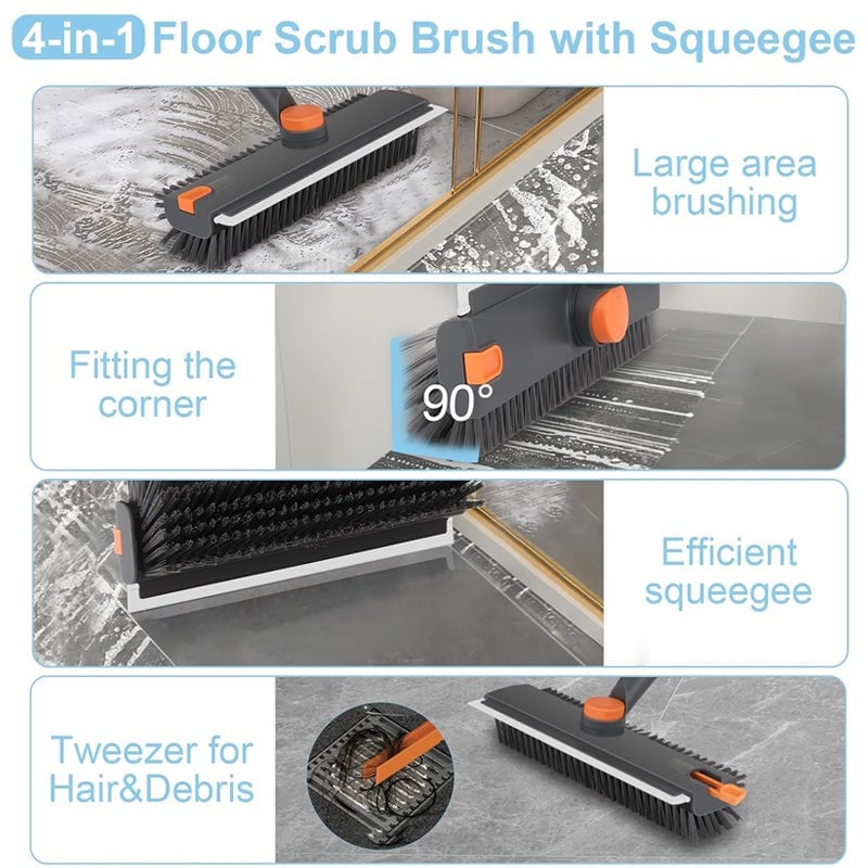 TurboScrub – Brosse de nettoyage sans angle mort