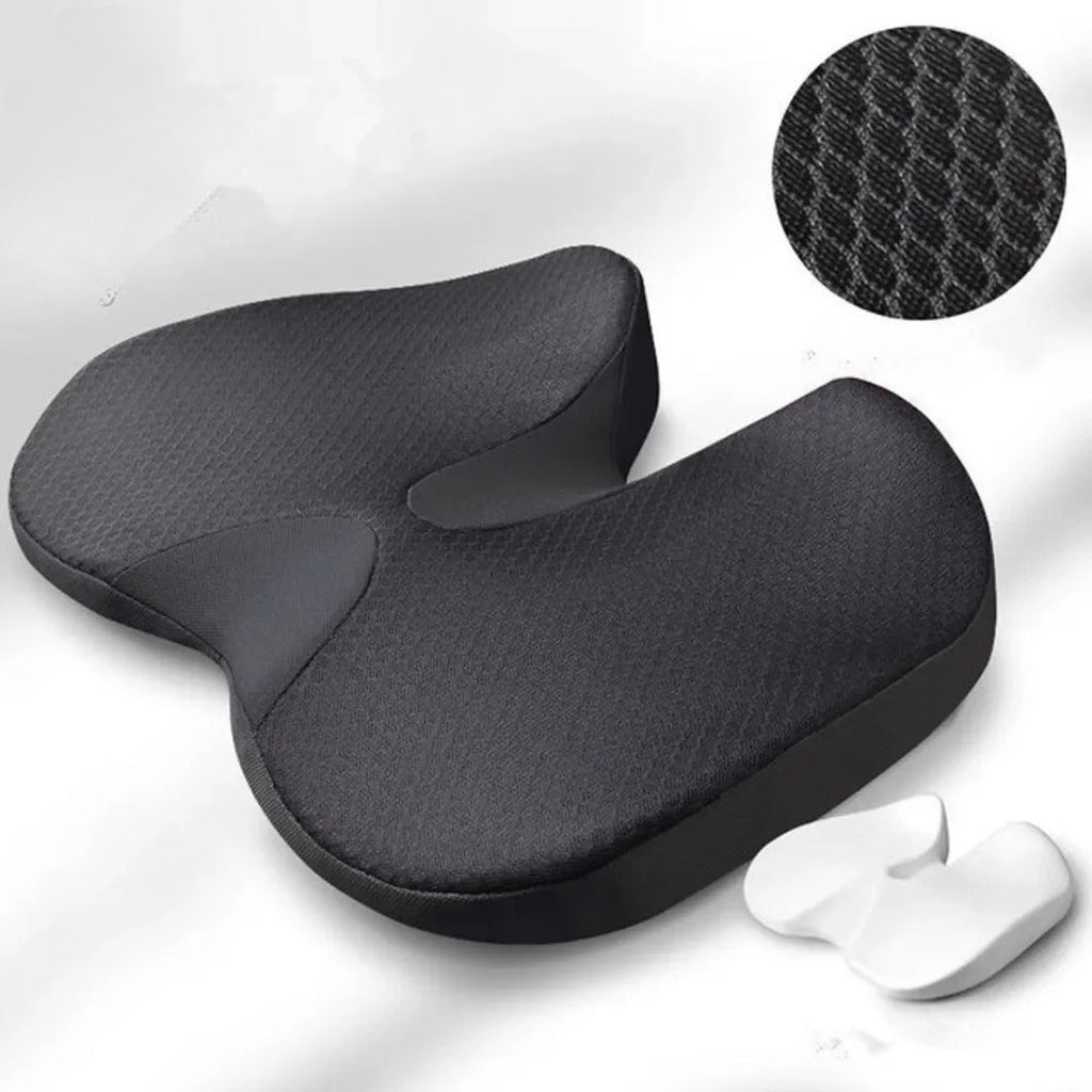 Skanto | Coussin de siège auto orthopédique – Coussin de chaise confortable avec fond antidérapant pour un meilleur soutien