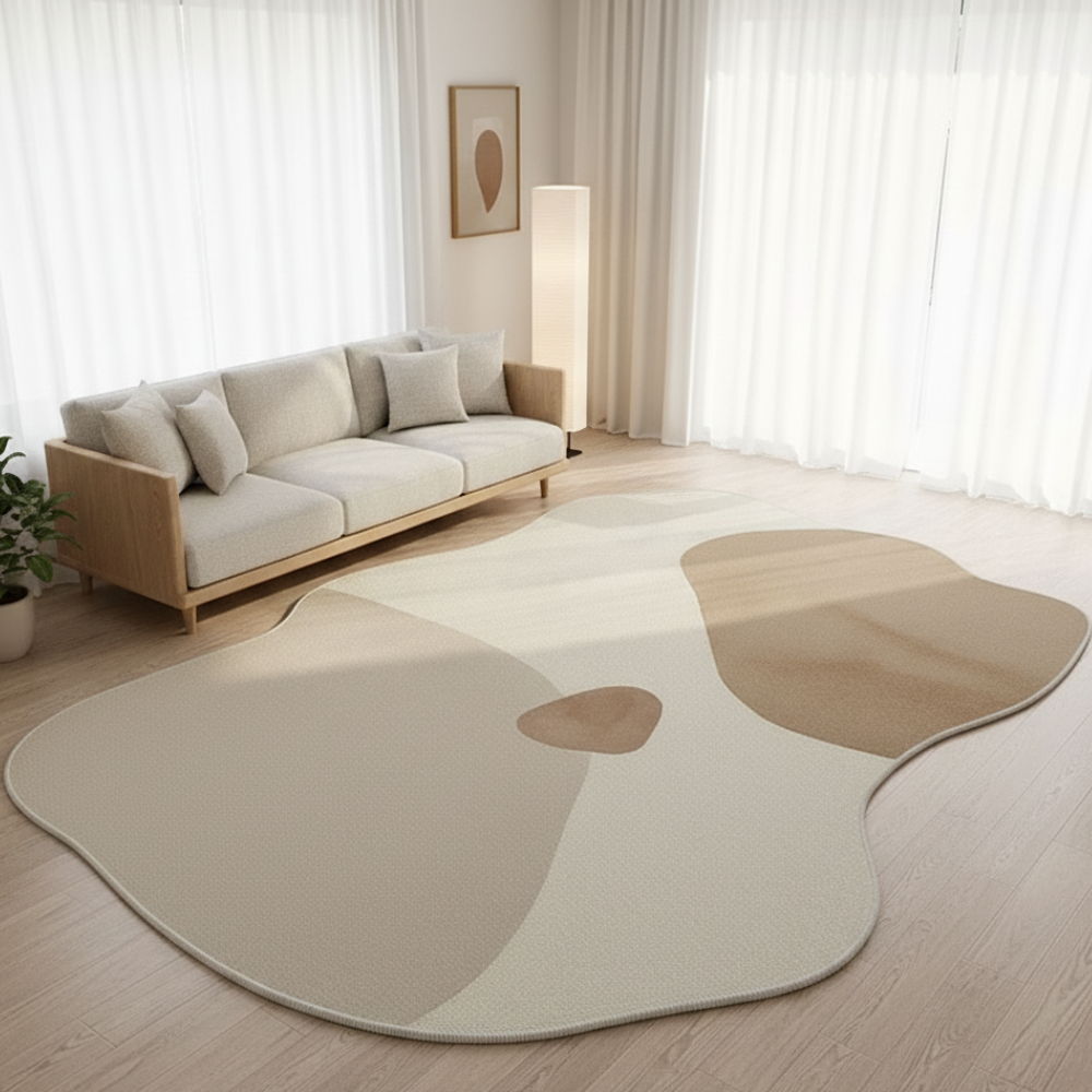 Tapis Novara | Tapis non glissant inspiré du Japon, moelleux pour le salon ou la chambre