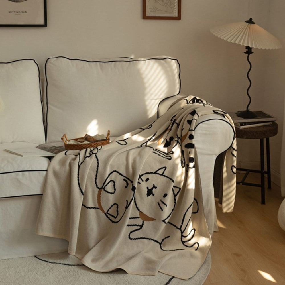 Couverture Nap en Coton Purrsoft