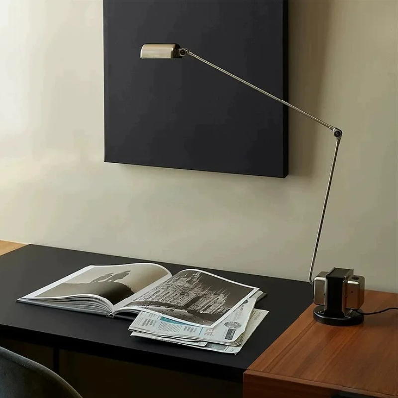 PivotLamp | Lampe de Bureau LED Moderne Minimaliste avec Bras Ajustable