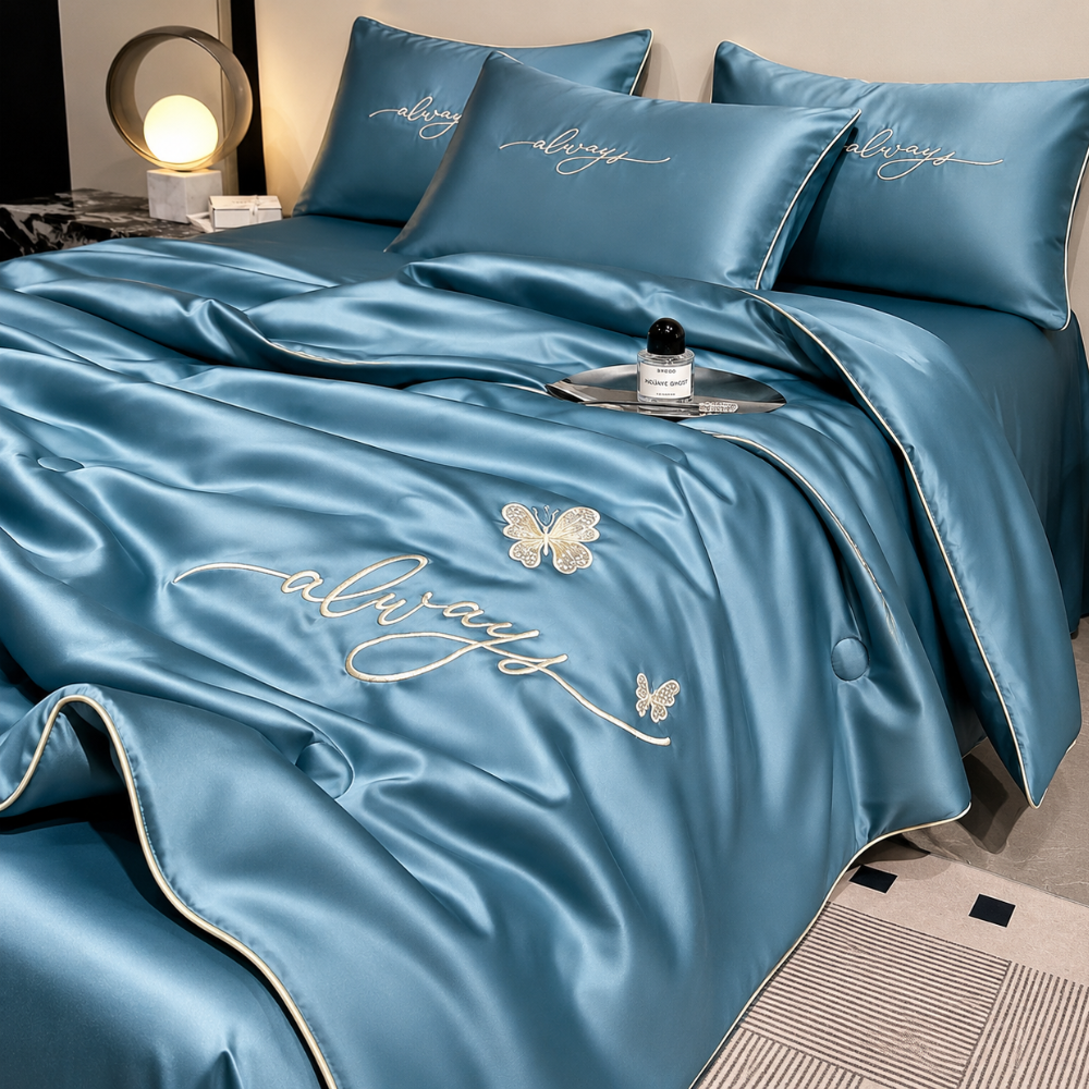 Couette d'été Soie Douce Légère et Respirante