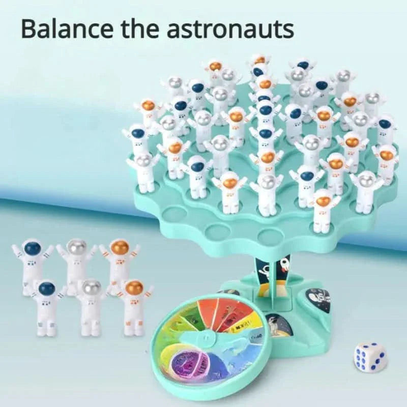 Jeu d'équilibre d'astronaute pour stimuler l'apprentissage
