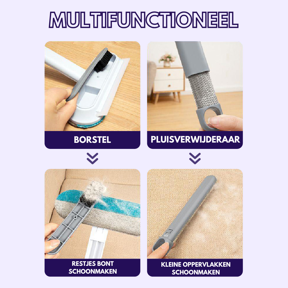Épilateur de poils d'animaux 3-en-1 - Petclean Pro
