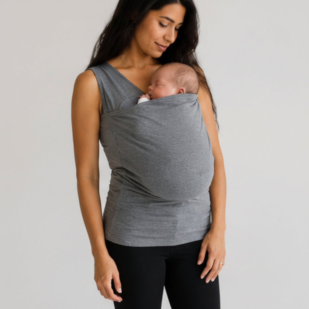 BONDWEAR – T-shirt innovant pour le portage de bébé, pour un parentalité et un allaitement sans les mains