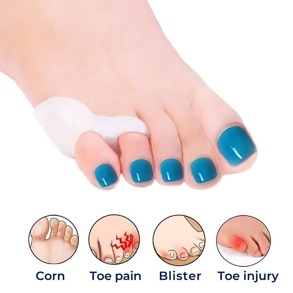 ToeGuard orthopédique écarteur de orteils | Correction de Bunionette - Écarteur de petit orteil - pour hallux valgus - orteil en marteau et alignement des orteils Skanto