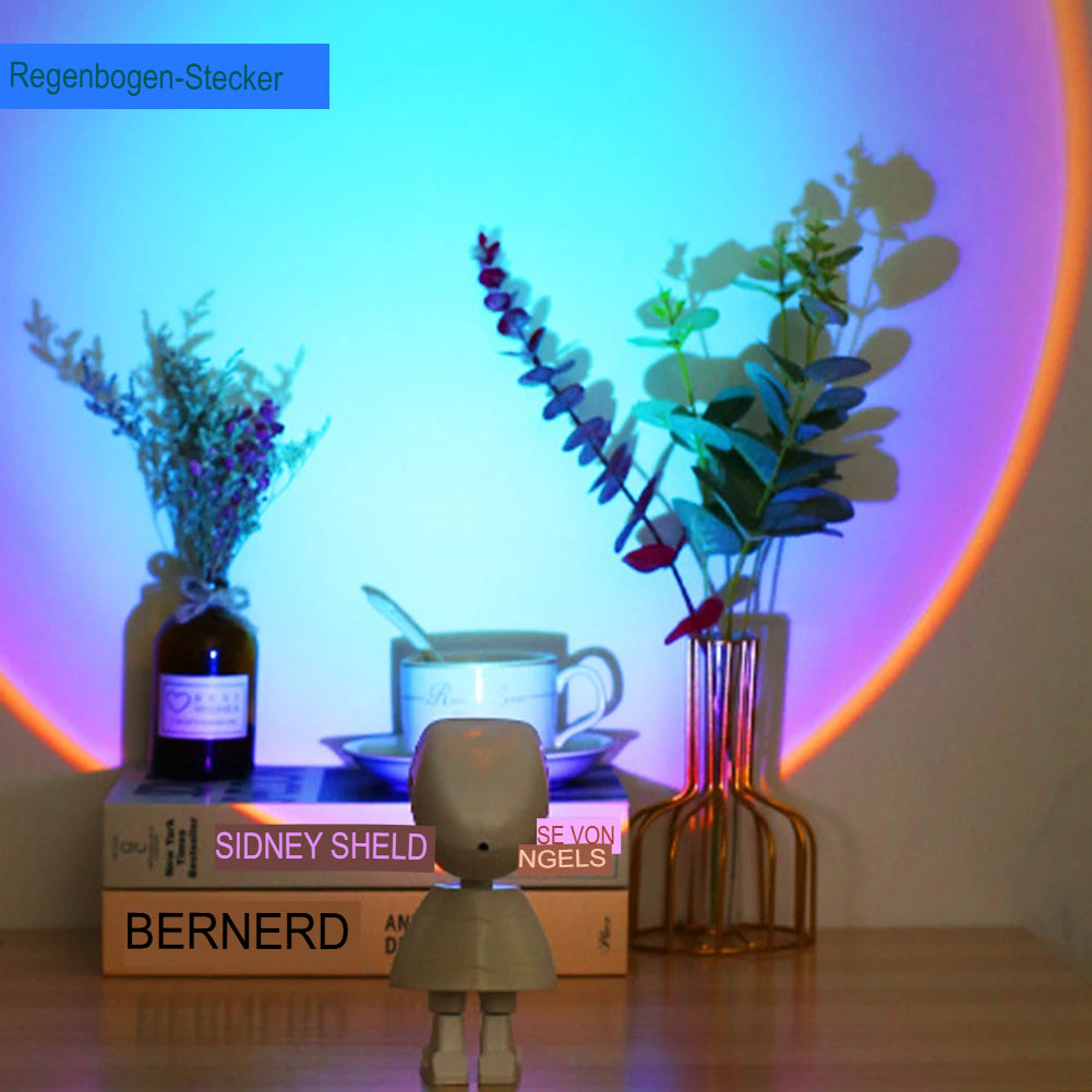 Lampe LED-Sunset – Projections de rêve pour des soirées agréables
