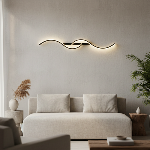 Applique Murale LED Élégante - Appliques Murales Modernes en Aluminium pour Intérieurs Stylés
