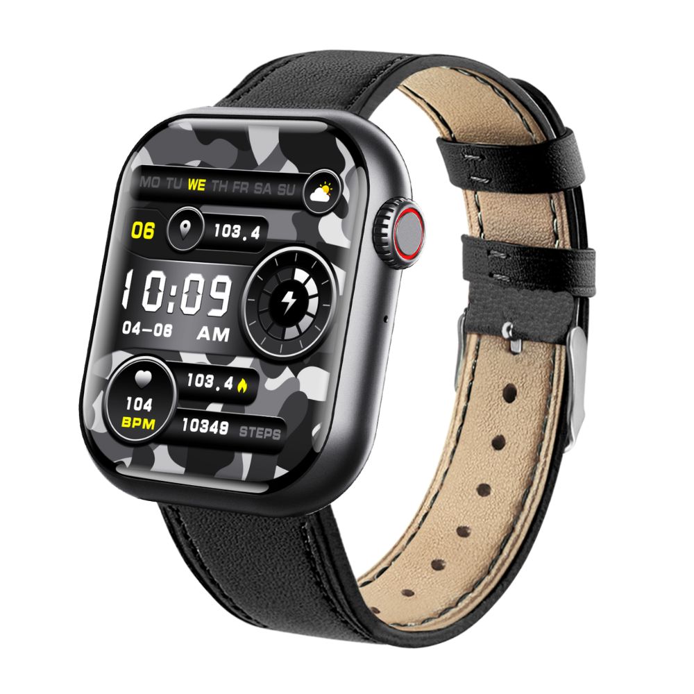 Skanto | Glycémie Tension artérielle Oxygène sanguin Moniteur de sommeil Montre intelligente étanche