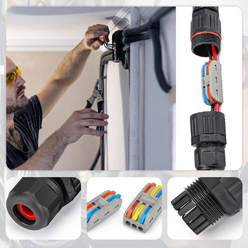 1+1 GRATUIT | AquaShield™ | Câblage électrique étanche à l'extérieur