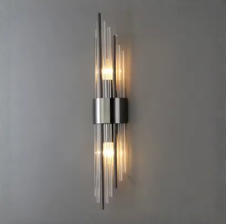Applique Murale en Cristal Élégante - Lampes Murales LED Ajustables pour Espaces Modernes
