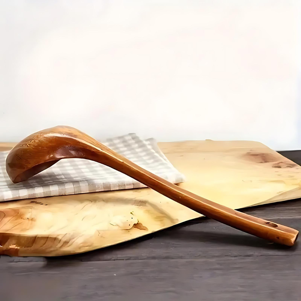 Cuillère à Soupe en Bois Naturel - 1pc
