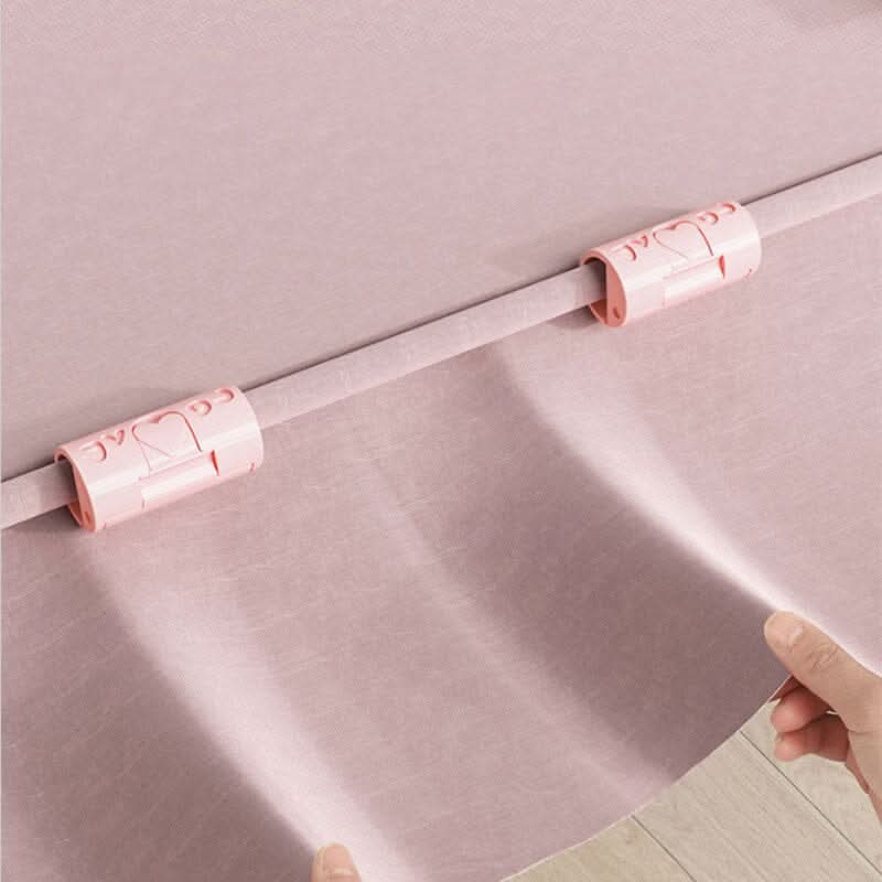 Clips décoratifs pour draps tendus et fixés en toute sécurité (x12)