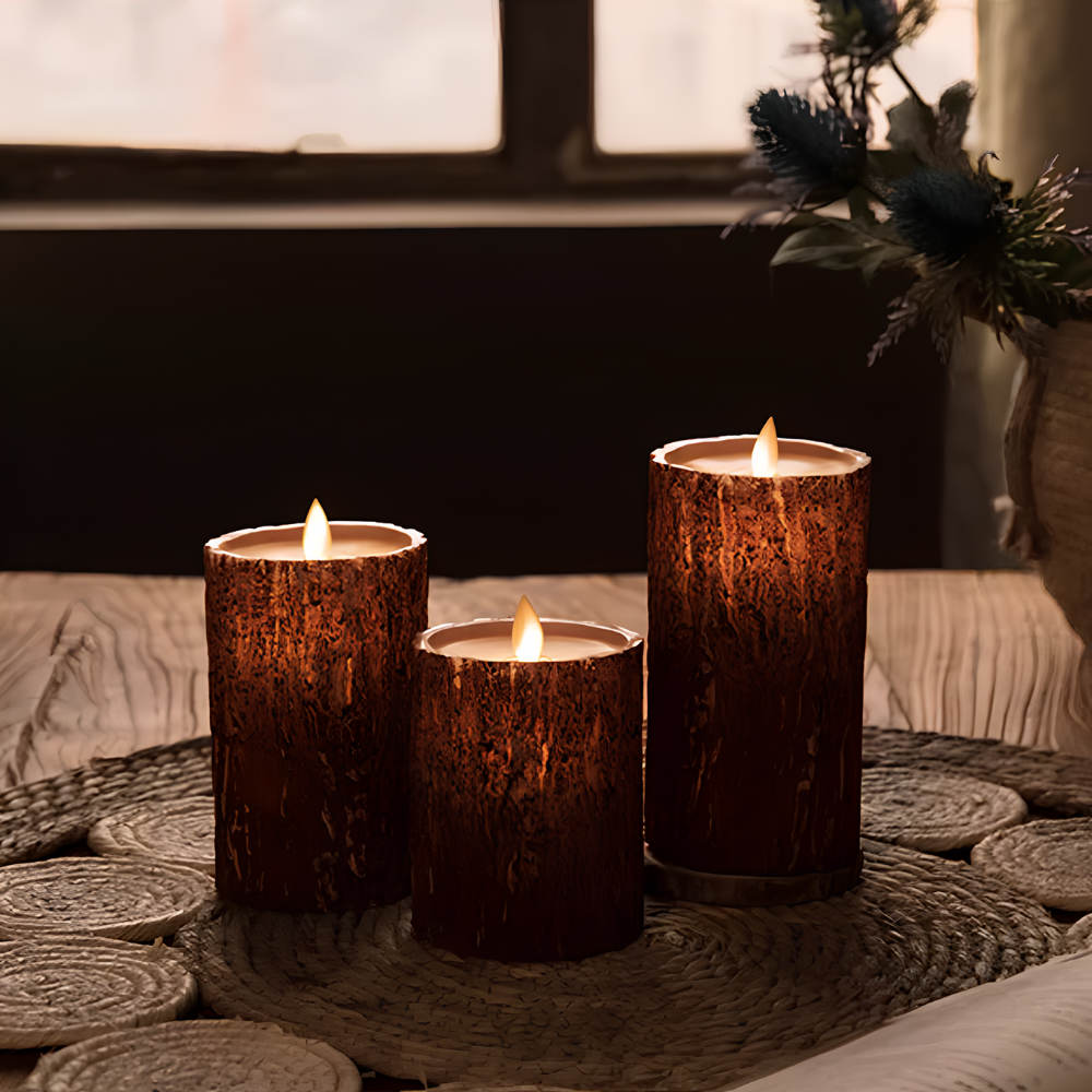 Bougies LED sans flamme avec éclairage chaud – décoration d'ambiance et sécurisée