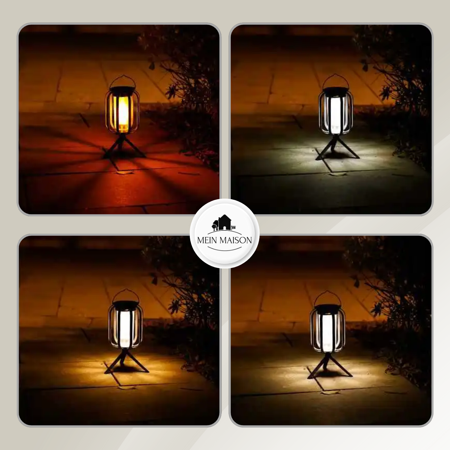 BurstGlow – Lampe solaire avec ambiance de flamme authentique !