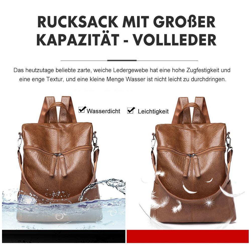 Sac à dos grande capacité - Cuir véritable