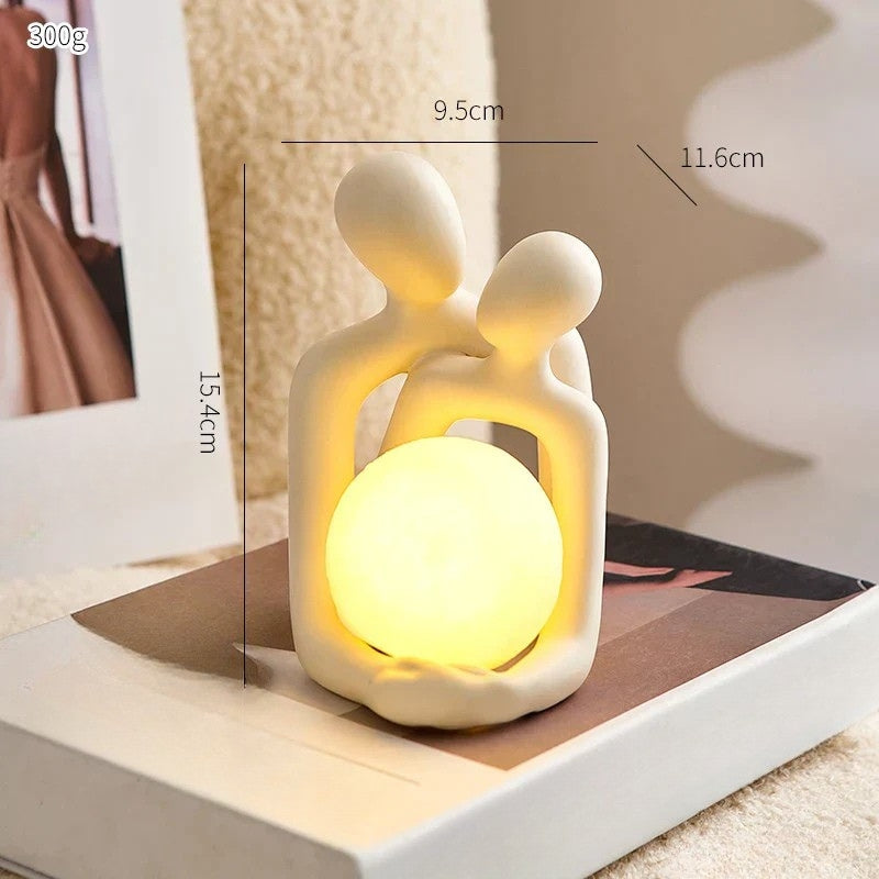 Lampe d'Ambiance en Céramique - LunaGlow