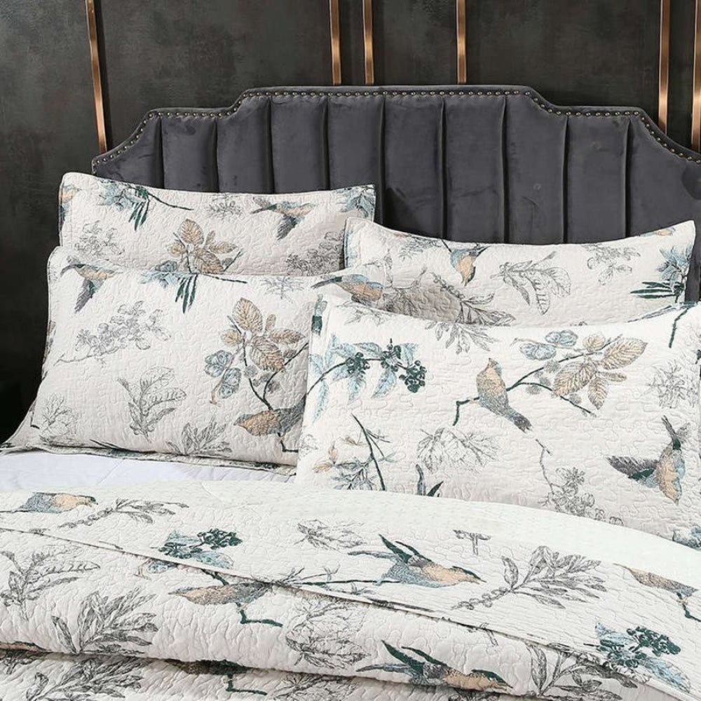 Couvre-lit Floral Élégant