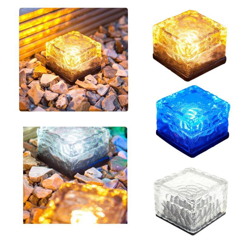 Lampe de jardin LED solaire avec effet de vague d'eau