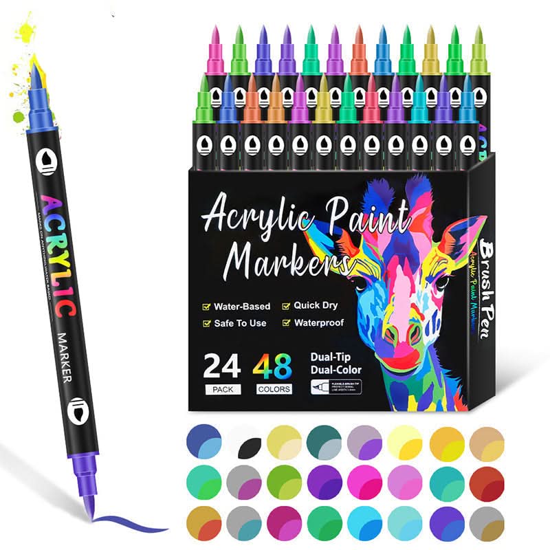 Stylos de peinture acrylique pour des créations vibrantes