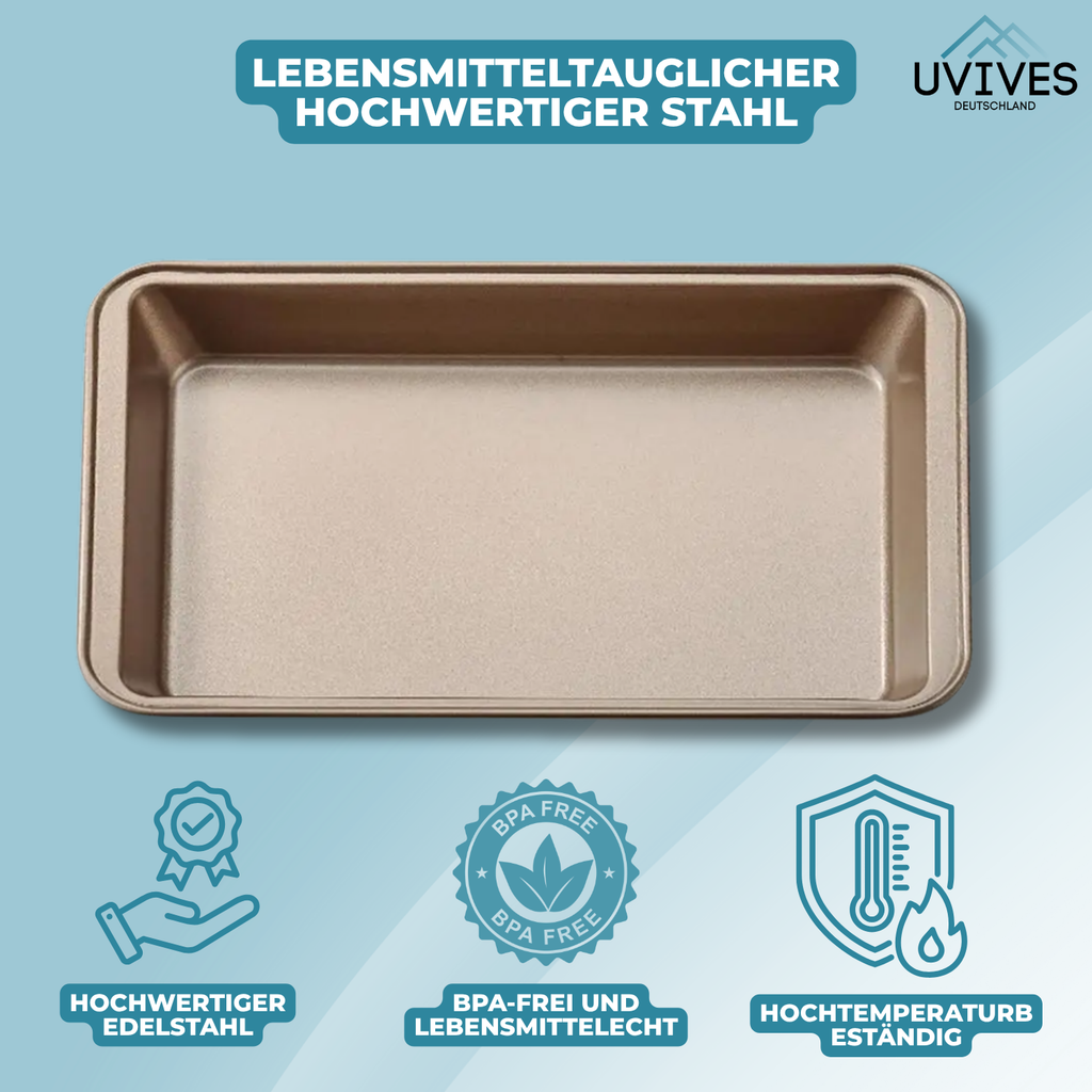 Moule à pâtisserie avec paroi amovible | 18 pièces | Antiadhésif et lavable au lave-vaisselle