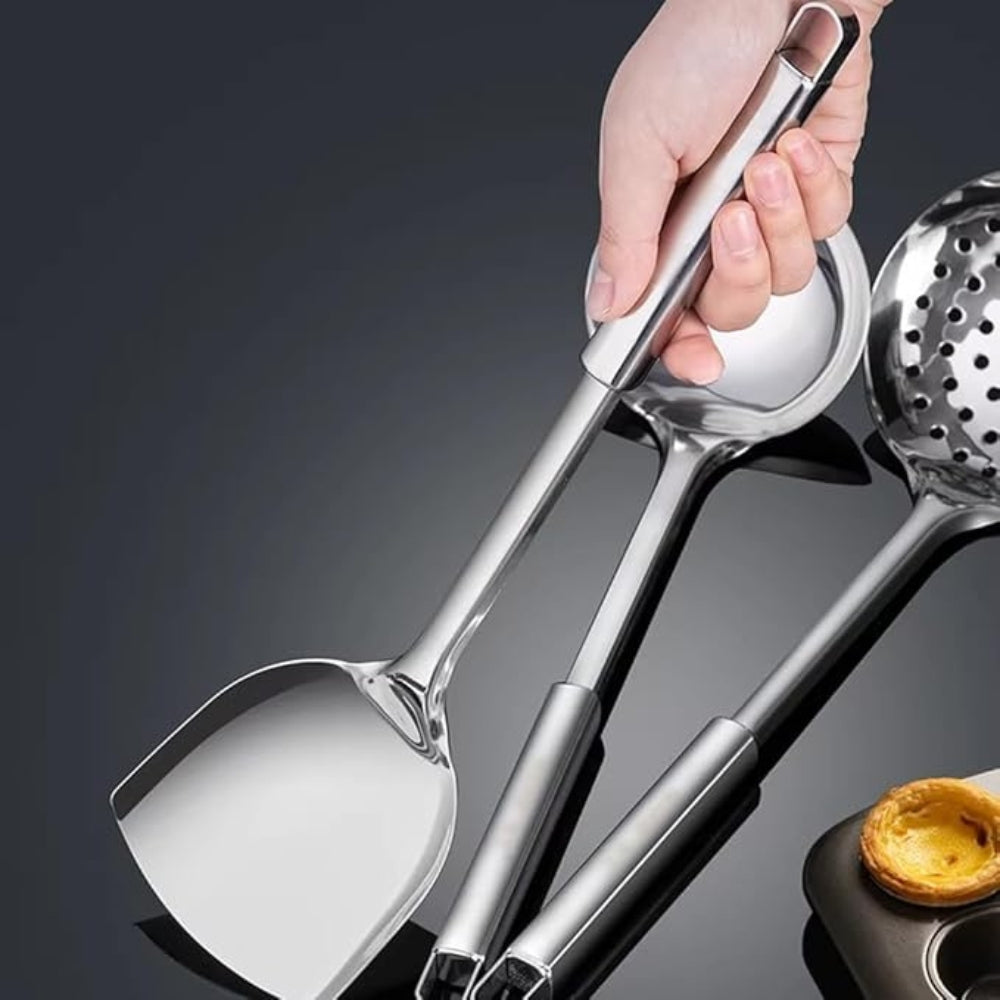 Skanto | Ustensiles de Cuisine en Acier Inoxydable Premium | Ensemble de 5 pièces