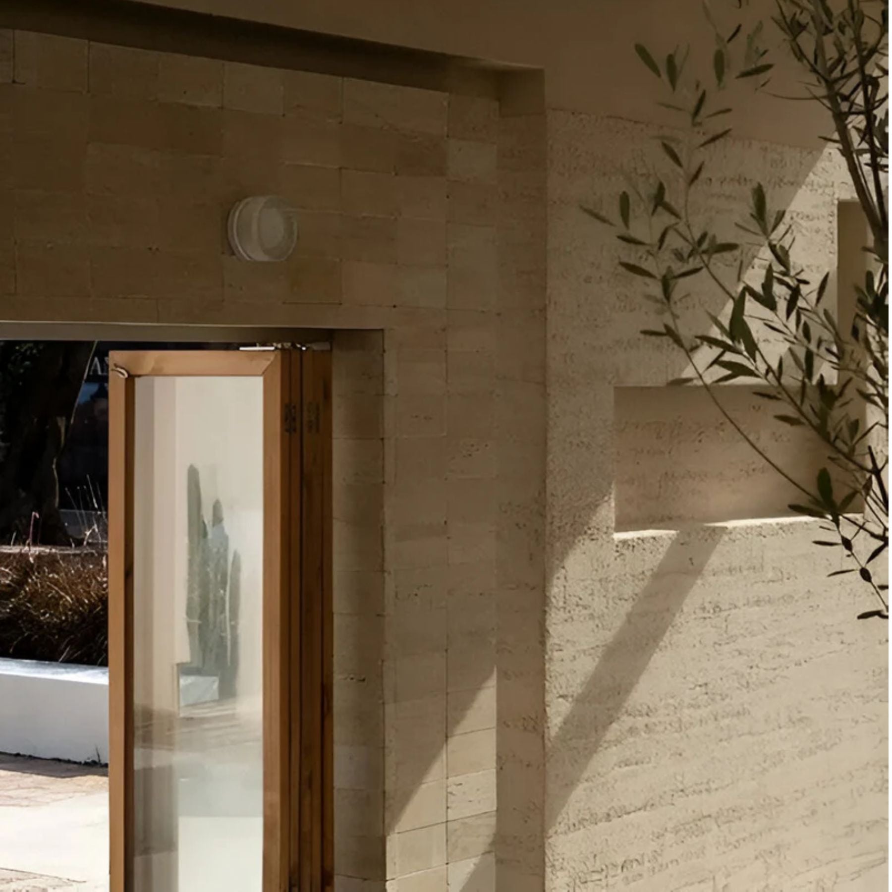 Applique LED ronde pour escaliers