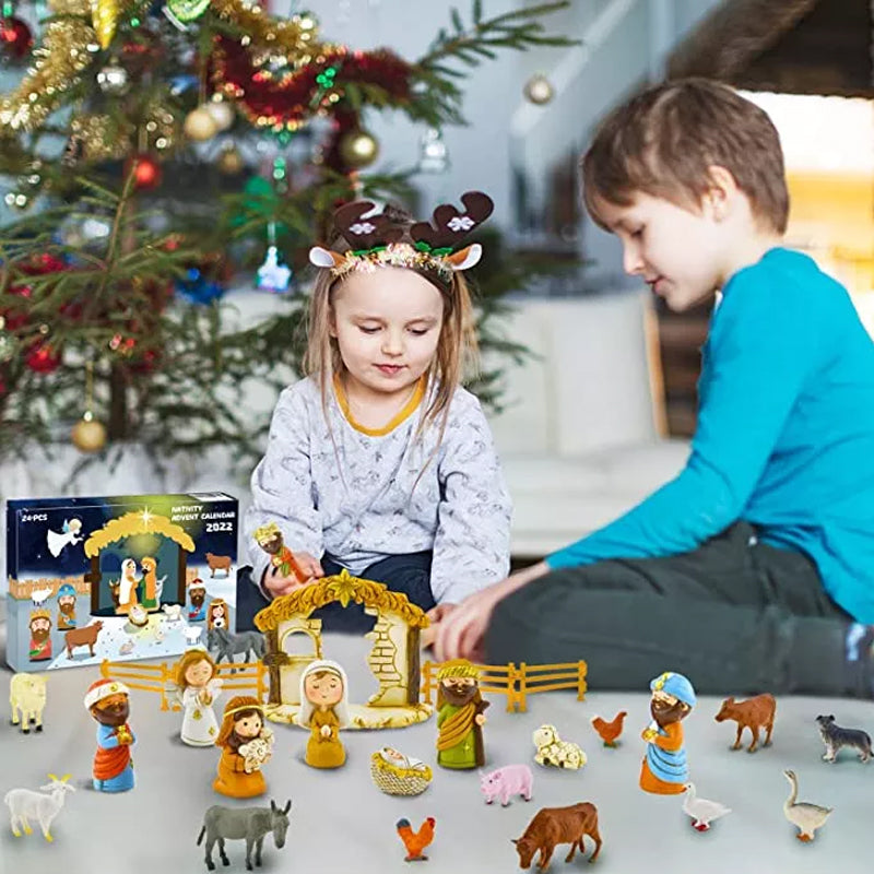 Calendrier de l'Avent Crèche de Noël - Pour une expérience de Noël magique