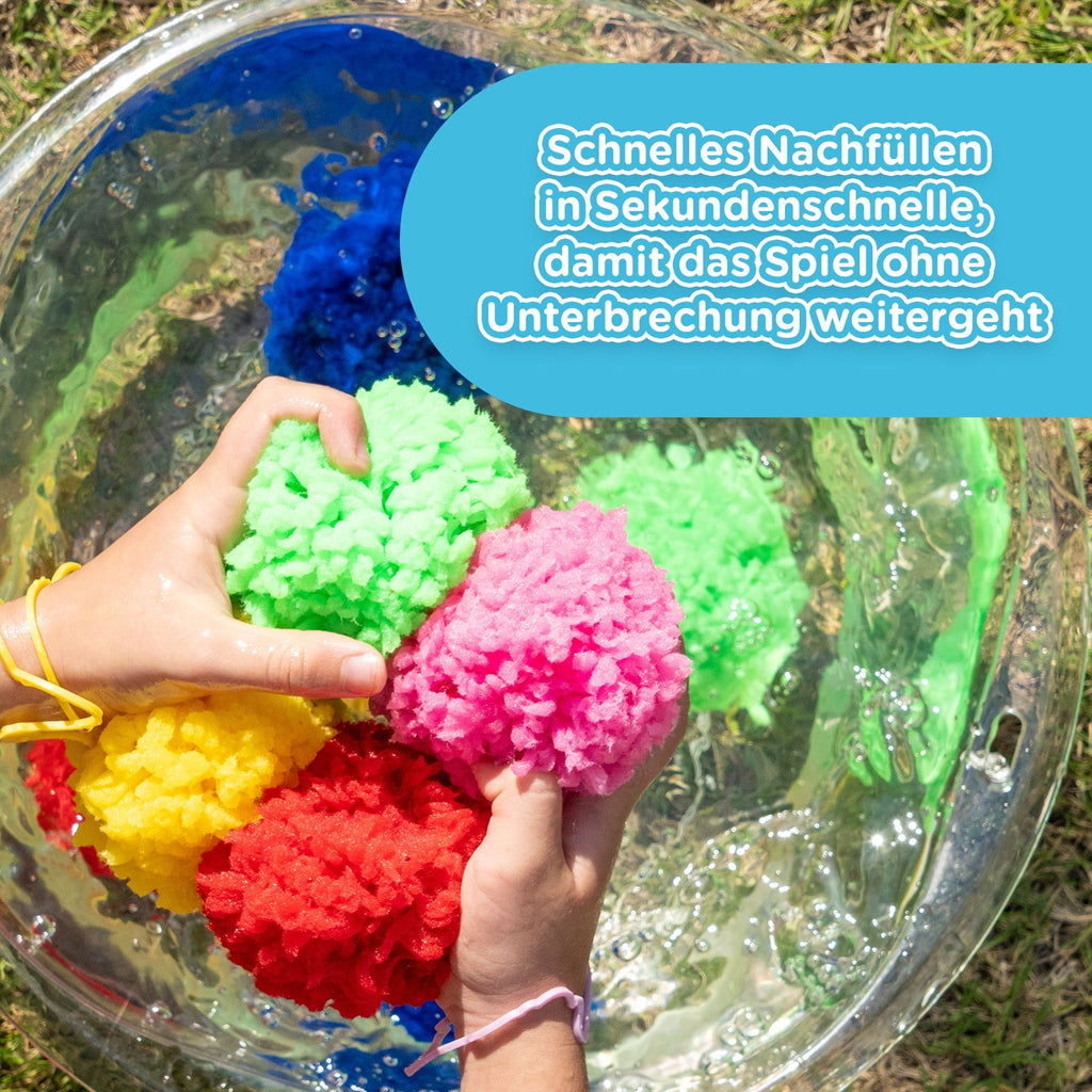 20 KiddoSpace Boules Éponge Réutilisables à Eau (10 à acheter, 10 GRATUITES en plus)