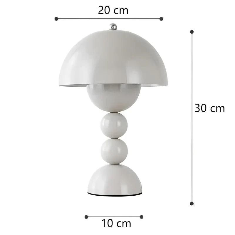 Lampe de table LED à intensité variable au design scandinave