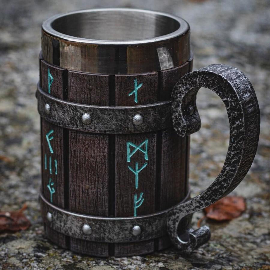 Skanto | Mug à bière Rune Nordique