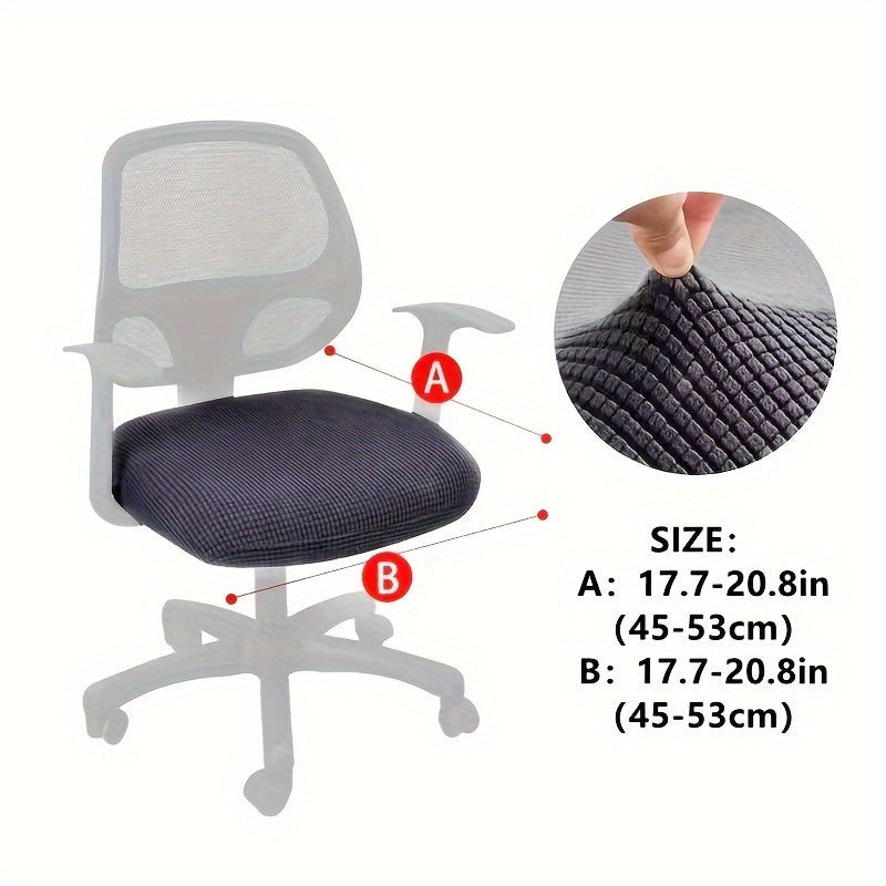 OFFICEGUARD – Housse Élastique Fendue pour un Siège Propre et Protégé