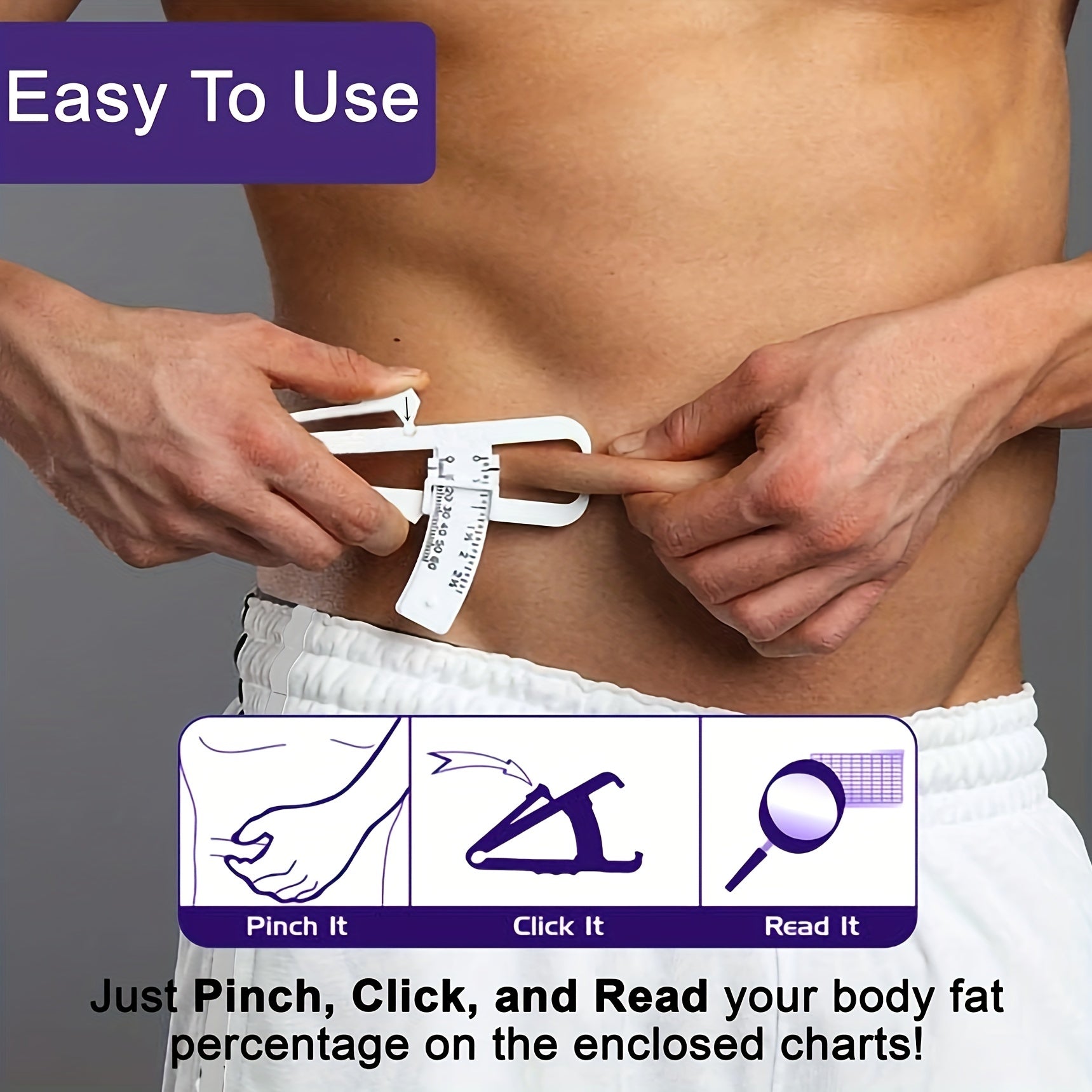 CALIPERFIT – Outil de Mesure Précise de la Masse Grasse pour le Suivi de la Condition Physique