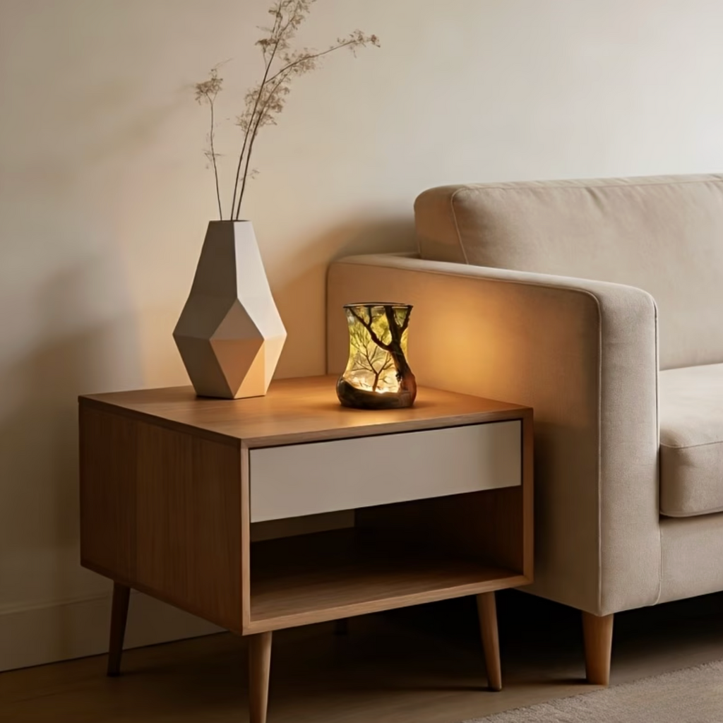 WaldLicht™ | Lampe d'ambiance LED avec projection d'ombre d'arbre