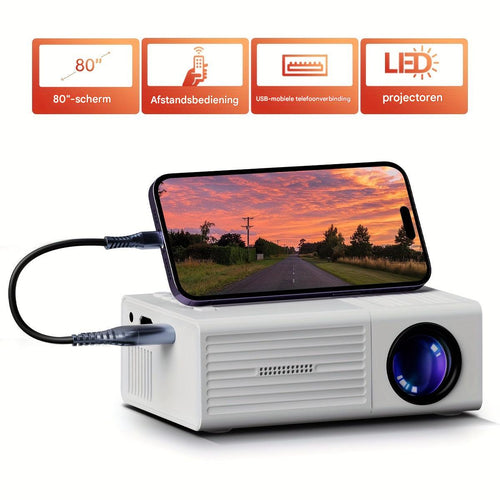 Mini Projecteur Ultra-Brillant (3000 Lumens) - LumoBeam
