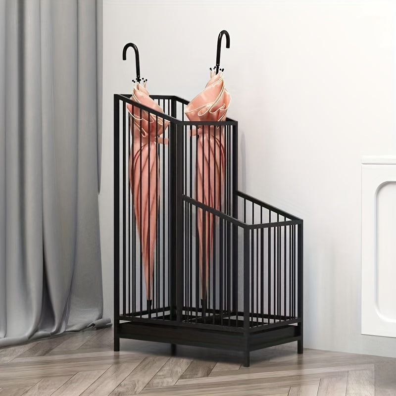 Support de paraplu en fer élégant – Durable et pratique pour un usage domestique et professionnel