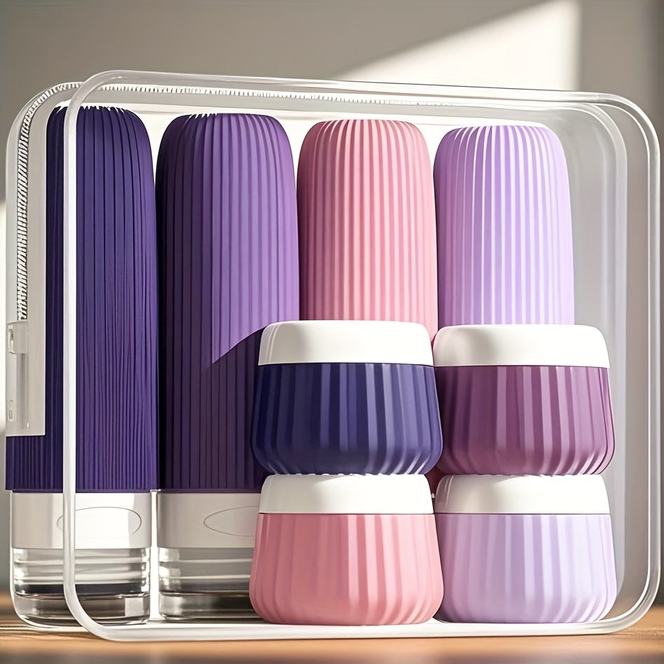 Set de Flacons de Voyage Pratiques – Sûrs et Pratiques pour Voyager