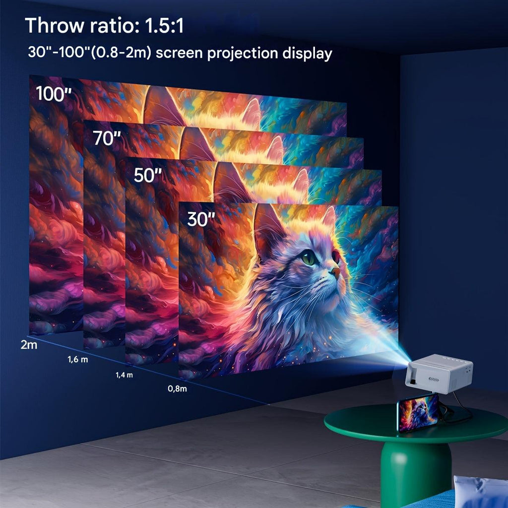 Mini Projecteur Ultra-Brillant (3000 Lumens) - LumoBeam