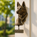 GuardianBell™ | Cloche de bienvenue Berger Allemand — Symbole de protection et d'hospitalité