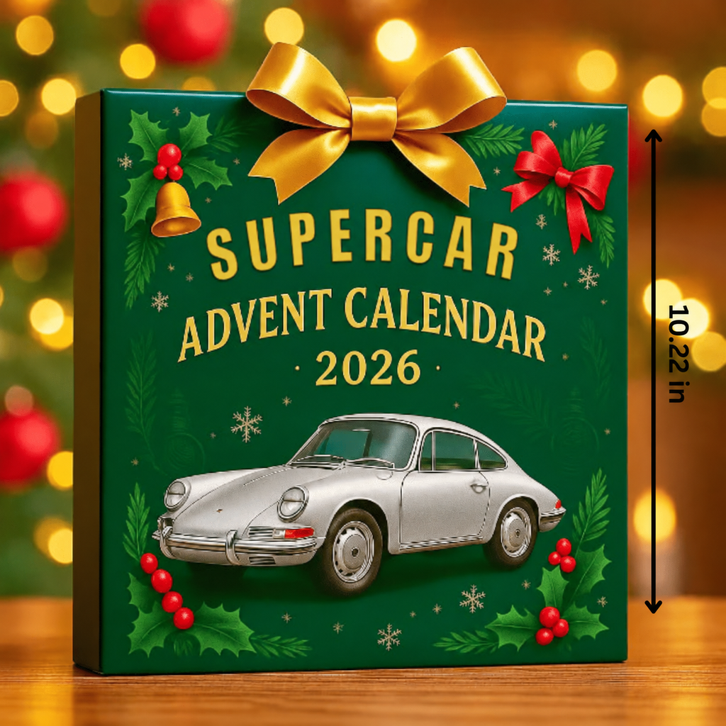 DRIVEVENTURE – Calendrier de l'Avent Supercar Édition Limitée avec 24 Modèles Miniatures Précis