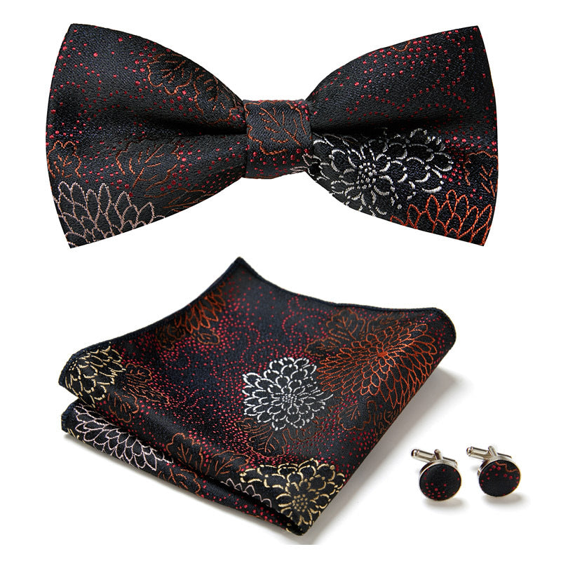 Ensemble de trois pièces avec des nœuds papillon élégants