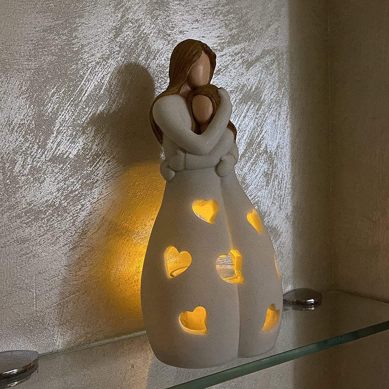 Lampe de Table en Forme de Cœur Symbole d'Amour Éternel