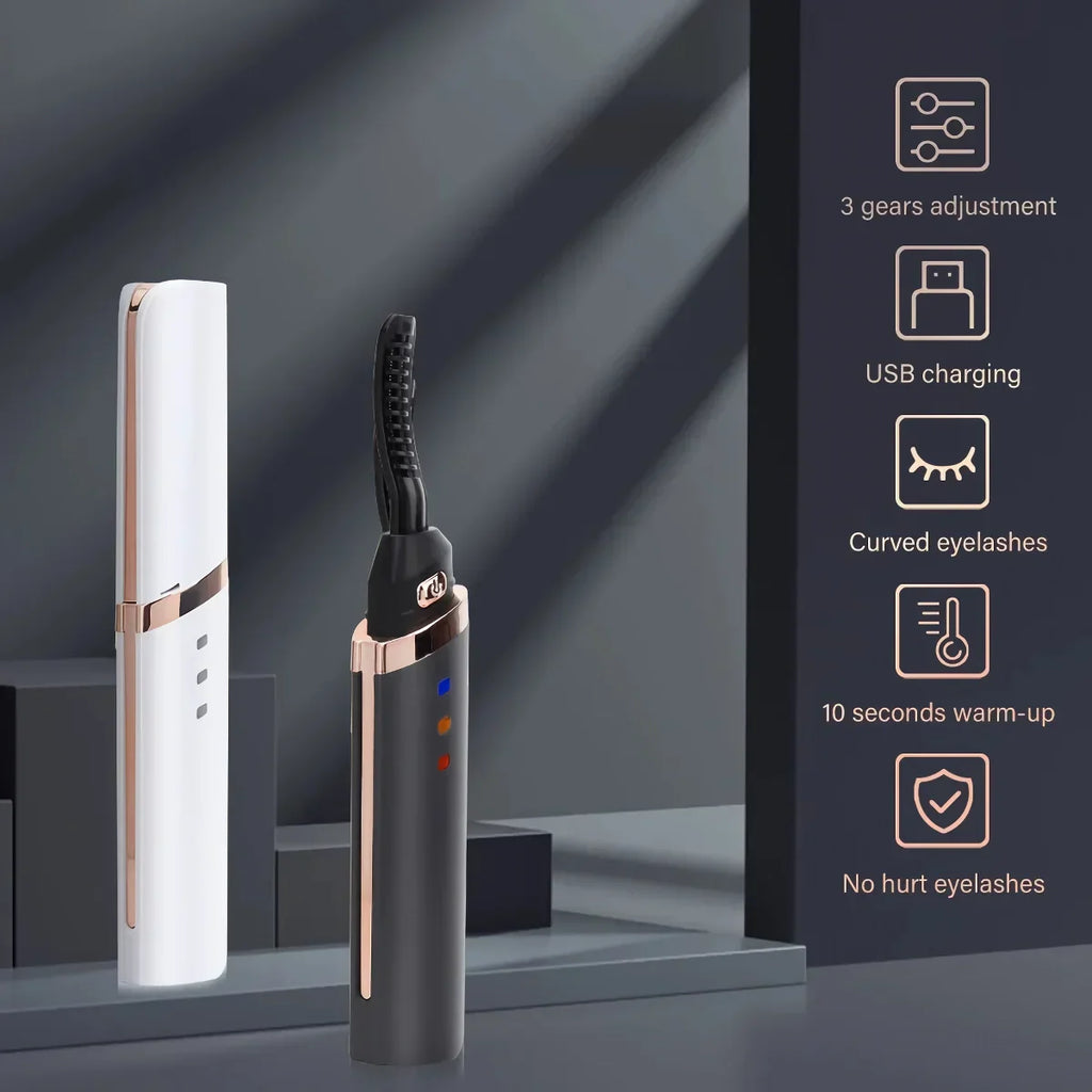 LuxeLash Pro™ | Recourbe-cils USB rechargeable à chauffage rapide