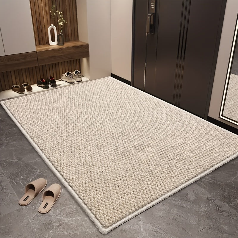 LUMEDWELL - Tapis d'entrée décoratif en forme d'ananas avec surface texturée et design anti-dérapant