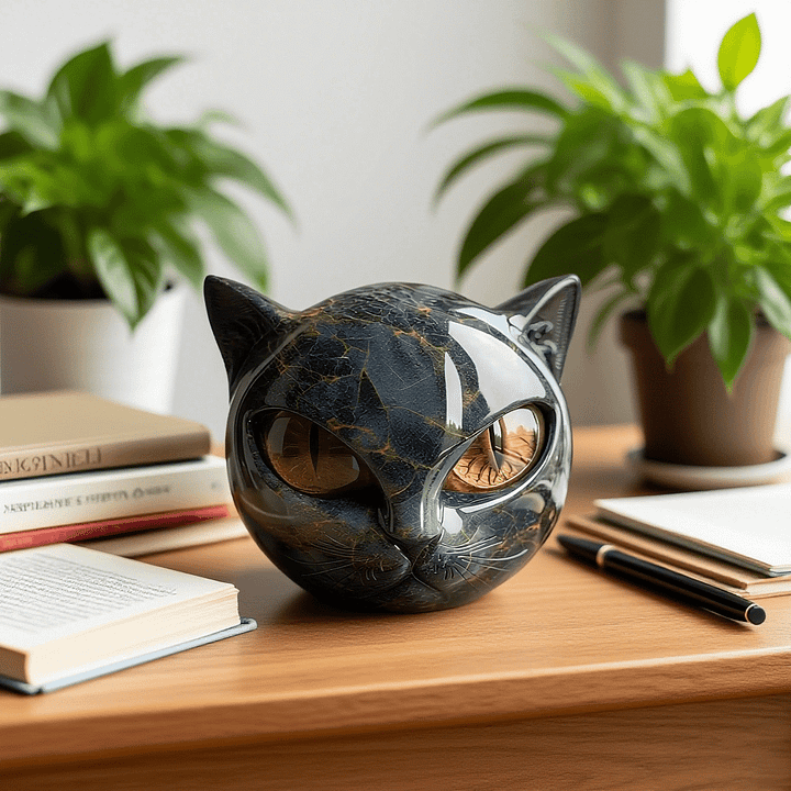50% de réduction | Noctura™ | Sculpture mystique de chat noir