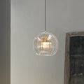 Lampe suspendue en verre élégante en forme de boule