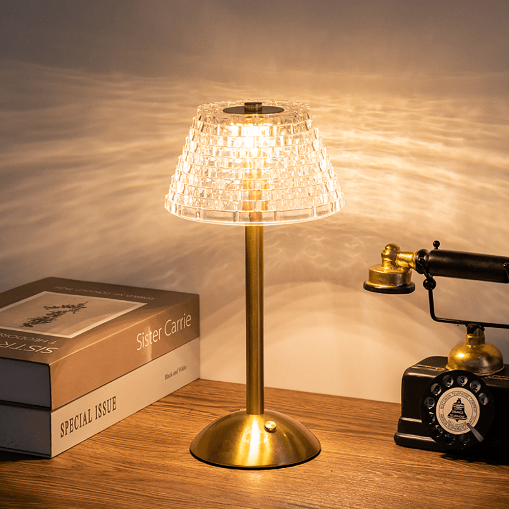 GlimmerLampe de Table - Élégante et Sans Fil