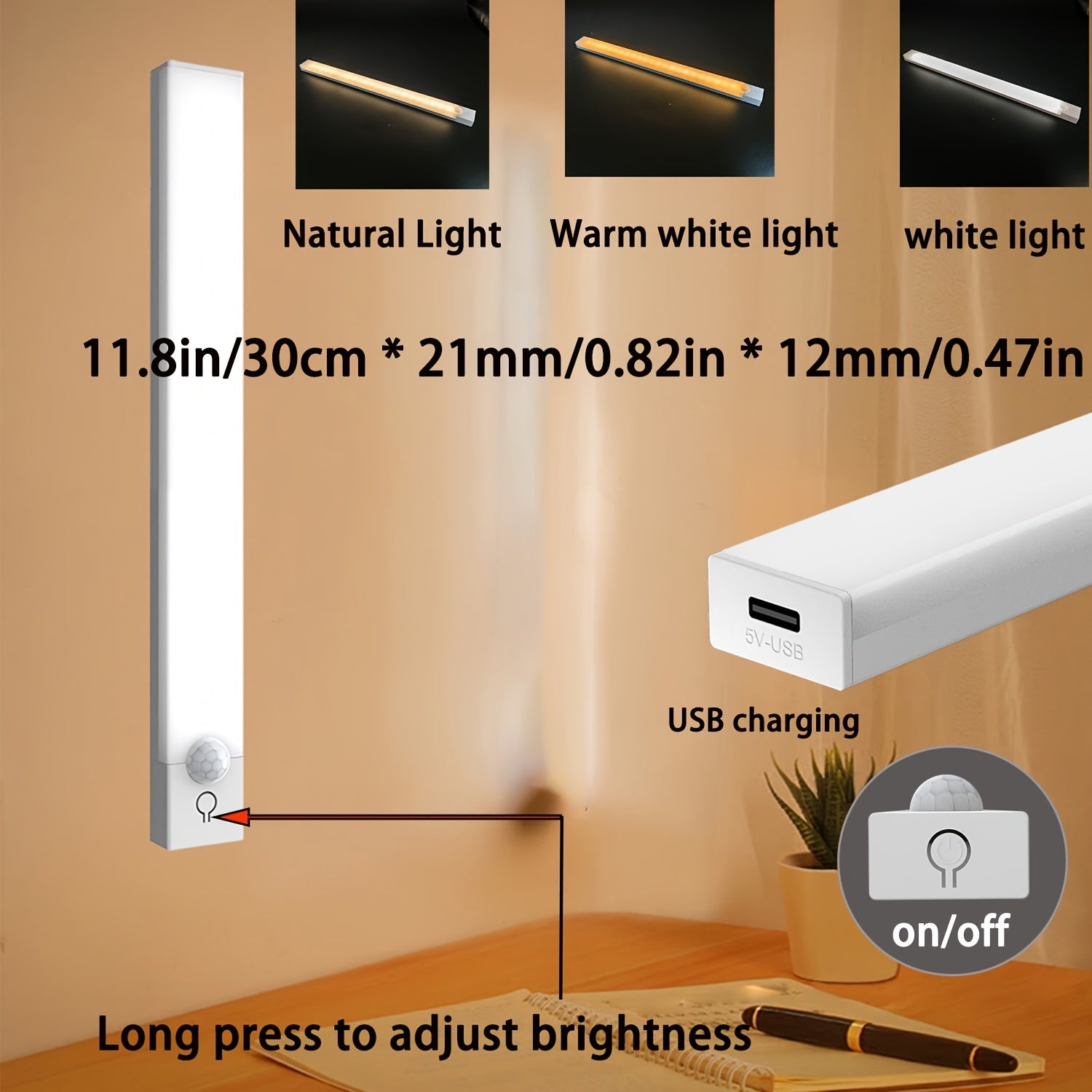 LUMISENSE – Lampe de mouvement intelligente pour une sécurité nocturne sans effort